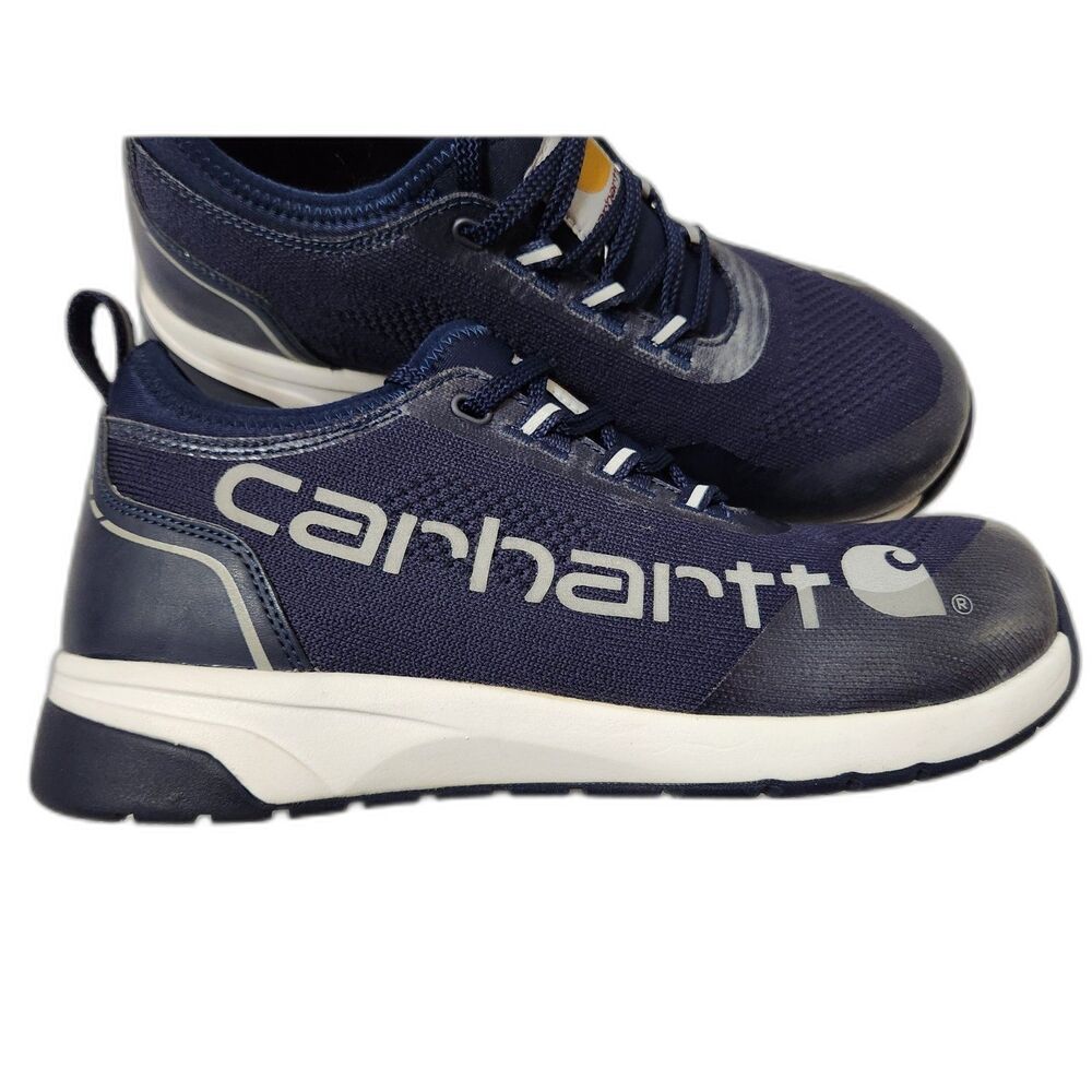 Carhartt Force Composite Toe Safety Work Shoes Men’s 8.5 Navy Slip‑Resistant